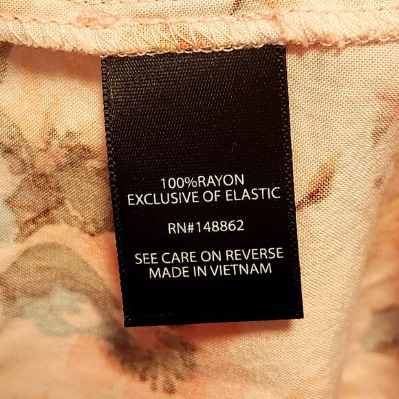 Torrid Sleeveless‎ Smocked Challis Midi Dress Size 4 Pink Floral Empire Waist - Picture 5 of 10